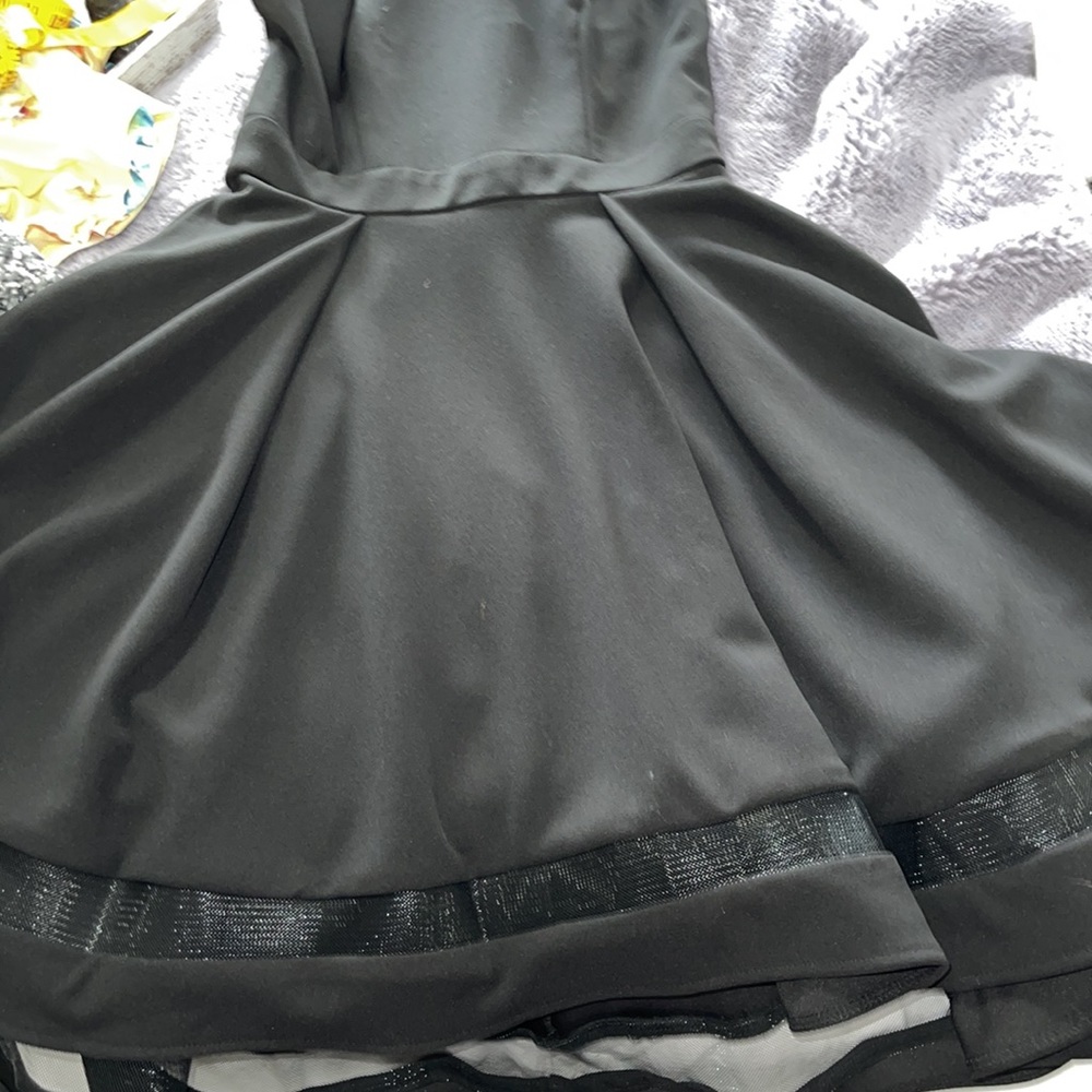 BLACK PARTY DRESS - Picture 2 of 7
